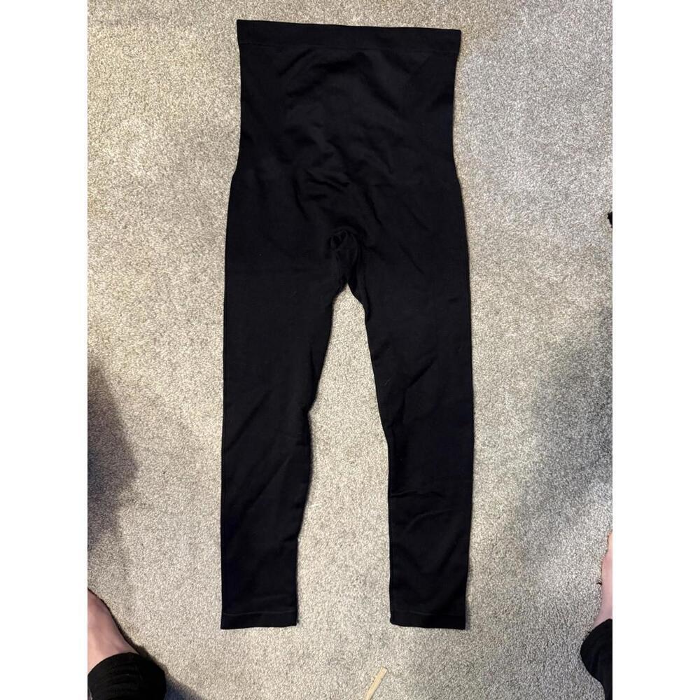 Empetua Black High Waisted Active Control Shaping Shapewear Slimming Leggings L